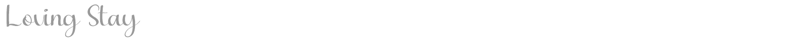 Loving Stay font preview